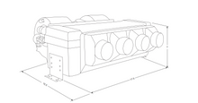 Load image into Gallery viewer, 24V Undermount Air Conditioner for class B van or RV - Ducted Evaporator