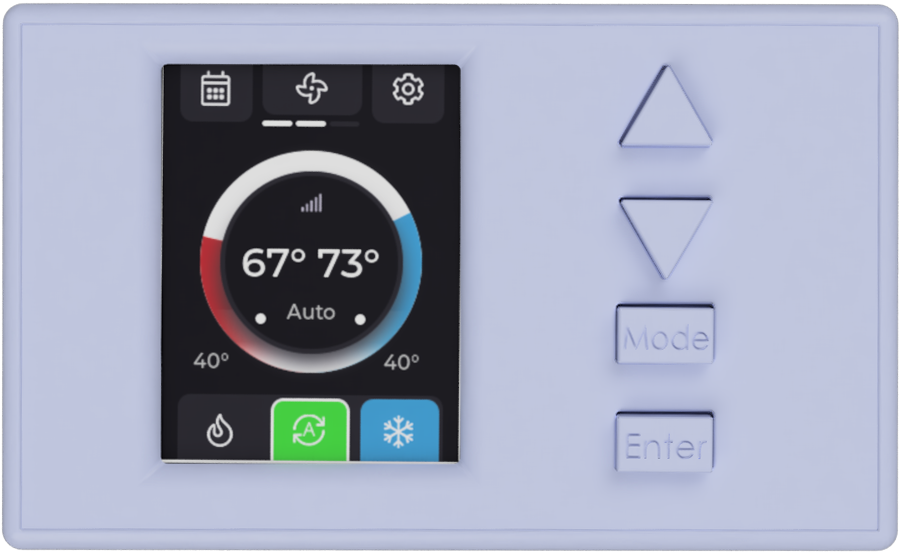 Touchscreen LTE  Wireless Cellular Thermostat Upgrade